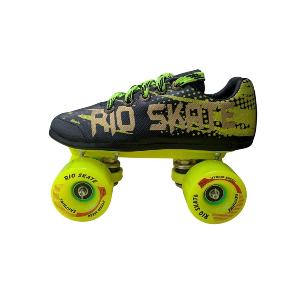 Quad skate with normal wheel